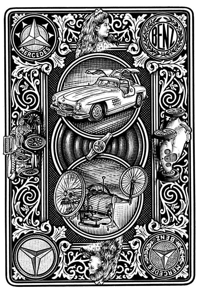 illustration-bw-etching-linework-hopkins-merc-Dave Hopkins