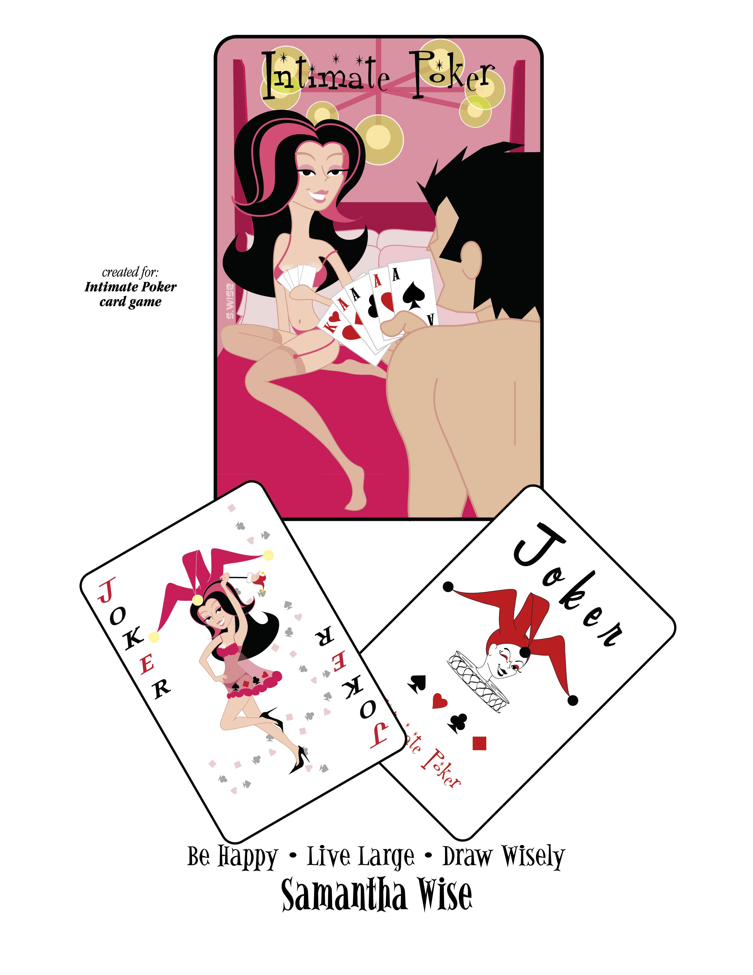 illustration-characters-Cartoons & Characters_Intimate poker-Samantha Wise