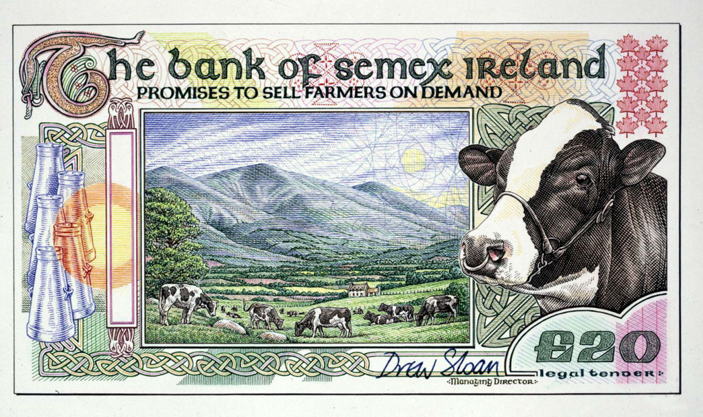 illustration-etching-linework-color-bank-of-ireland-bank-note-illustration-Dave Hopkins