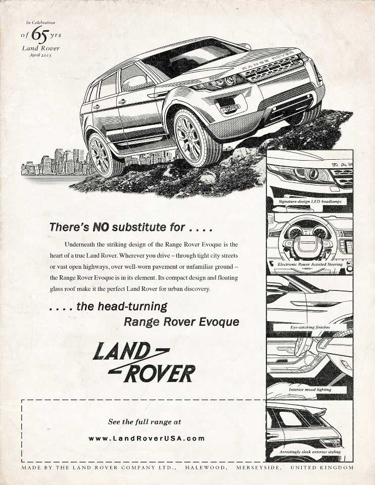 illustration-land-rover-65th-anniversary-etro_bw_evoque-and-detail-spots-Garth Glazier