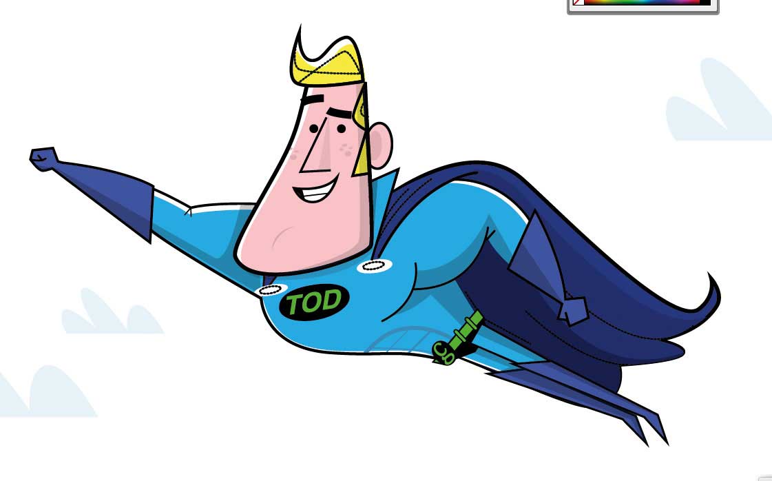 illustration vector-Cartoons & Characters_Super Hero
