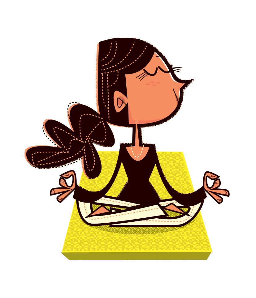 illustration-vector-character-development-woman-meditating-on-yoga-mat