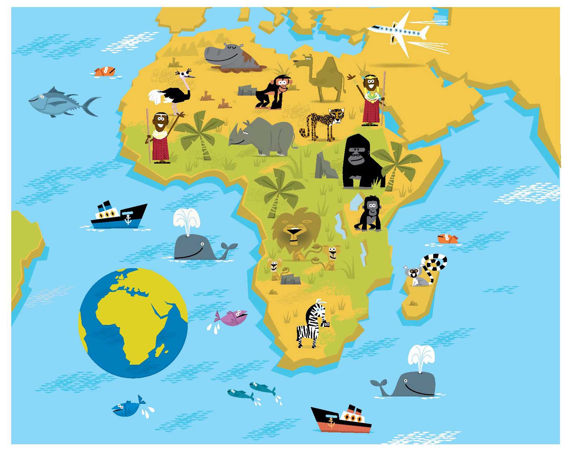 illustration-vector_rendering_Africa_map-David Semple